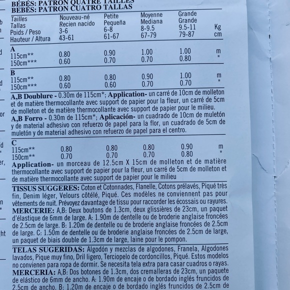 New Look Baby 6742 sewing pattern brand new - Picture 3 of 6